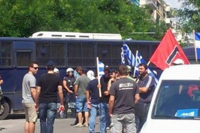 Επεισόδια έξω από τουρκικό προξενείο Θεσσαλονίκης (βίντεο)