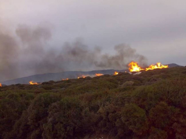 Μαίνονται τα πύρινα μέτωπα σε Λακωνία και Αρκαδία