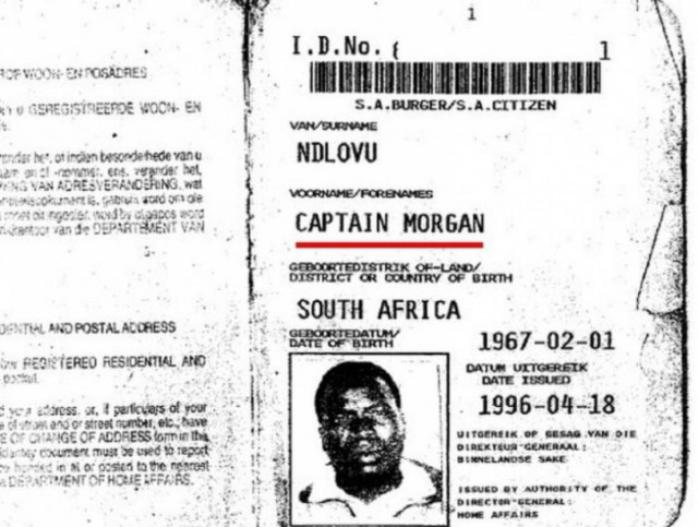 Τα αφρικανικά ονόματα έχουν πολλή πλάκα