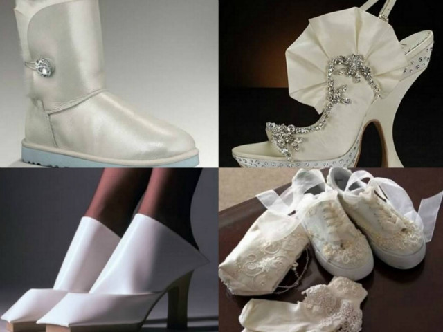 Κι όμως! Αυτά τα παπούτσια τα έχουν φορέσει νύφες!