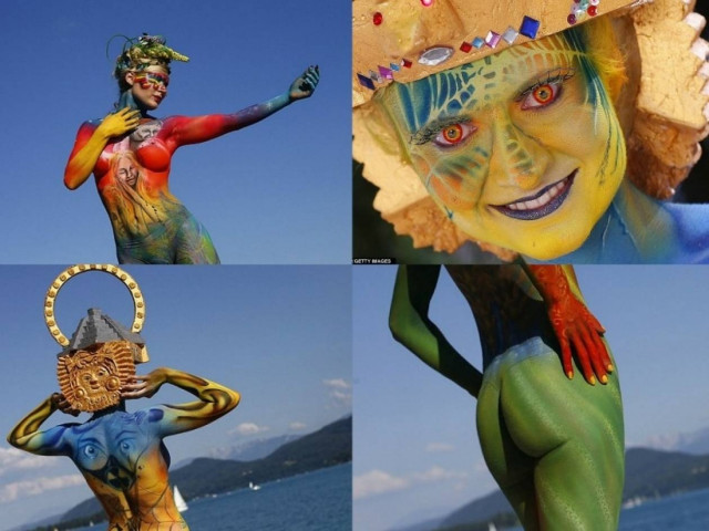 Εξωτικές δημιουργίες σε γυμνά σώματα! (pics)