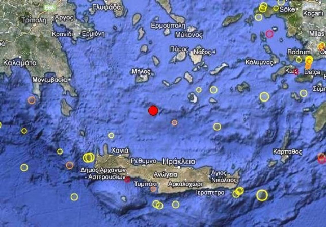 Σεισμός 3,7 Ρίχτερ στο Αιγαίο