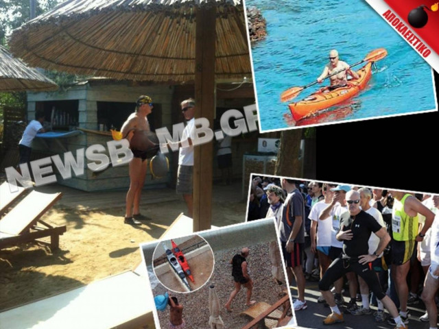 Ο Γιώργος Παπανδρέου νικά τον καύσωνα με… καγιάκ!