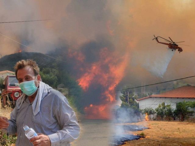 Εκτός ελέγχου οι πυρκαγιές σε Αχαΐα και Χανιά