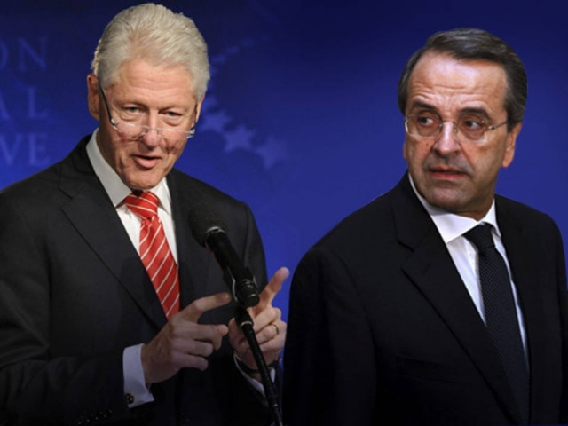 Ο Μπιλ Κλίντον σήμερα στην Αθήνα