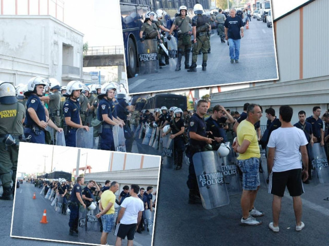 Ένταση τα ξημερώματα στη Χαλυβουργία