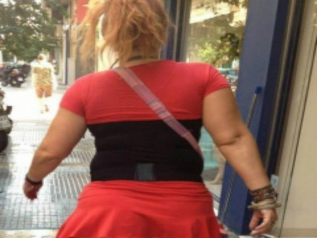 Δεν μπορείτε να φανταστείτε πώς βγήκε αυτή η γυναίκα στη Θεσσαλονίκη!