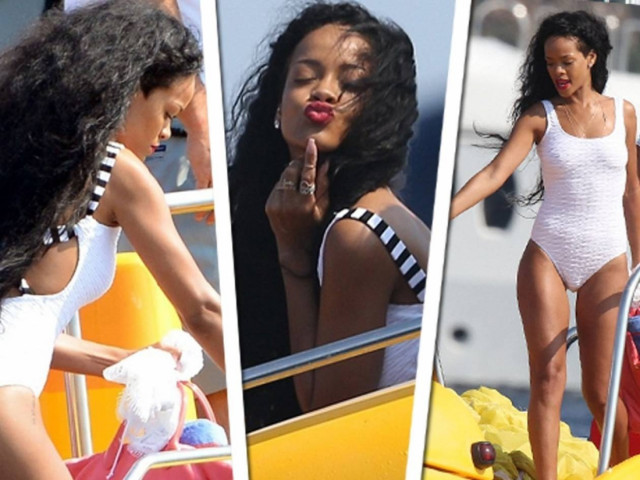 Ριάνα: Σέξι ακόμη και με ολόσωμο μαγιό!