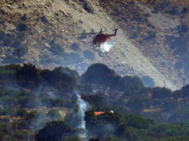 Κρήτη: Ο πιλότος του ελικοπτέρου είδε τους εμπρηστές