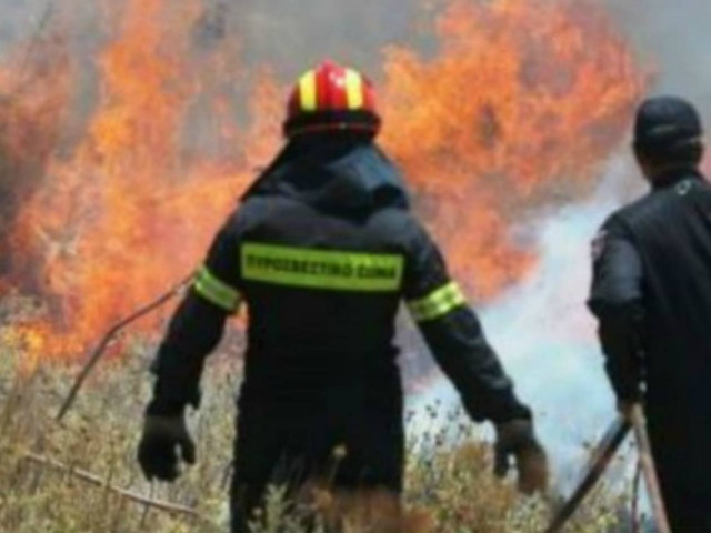 Σε εξέλιξη πυρκαγιά στην Επίδαυρο