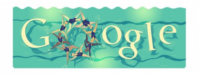 Ολυμπιακοί Αγώνες 2012: Συγχρονισμένη κολύμβηση στο doodle της Google