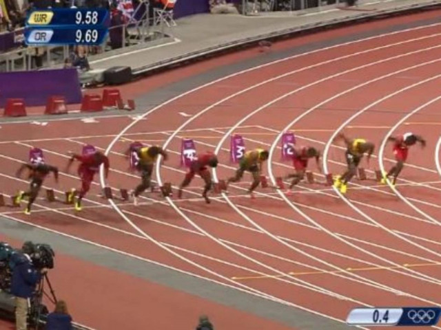 Ολυμπιακοί Αγώνες 2012: Πέταξε μπουκάλι στην εκκίνηση των 100 μέτρων