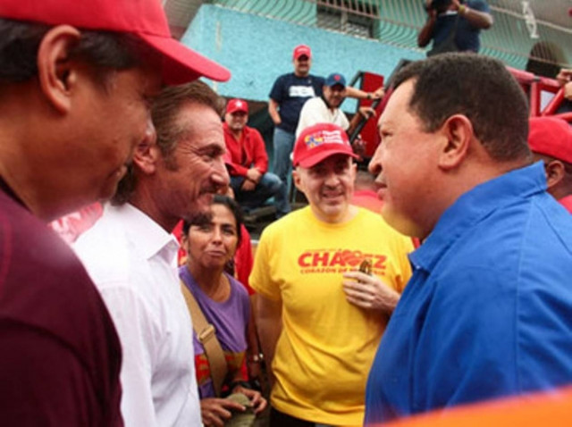 «Φιλαράκια» ο Σον Πεν και ο Ούγκο Τσάβες