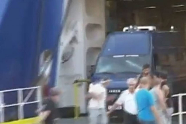 Ένταση κατά τη μεταγωγή του Πακιστανού