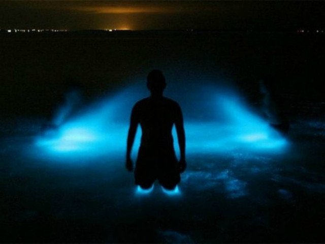 Η λίμνη που λάμπει! (pics)