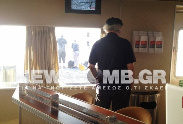 Φωτογραφίες: Ο Ανωμερίτης στα VIP για Νάξο