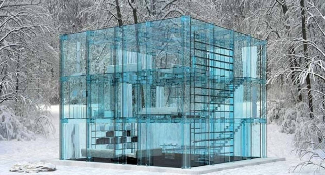 Δείτε σπίτια φτιαγμένα από γυαλί (pics)