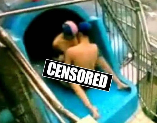 Έκαναν σεξ πάνω σε νεροτσουλήθρα