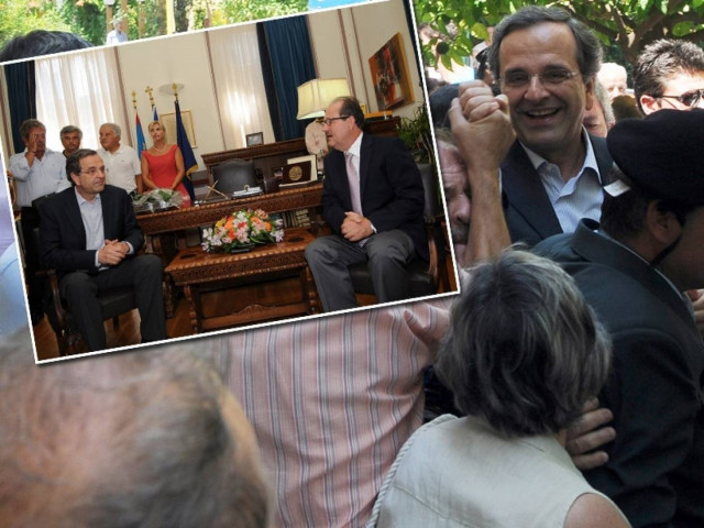 Α. Σαμαράς: Με τη βοήθεια της Παναγιάς θα κερδίσουμε