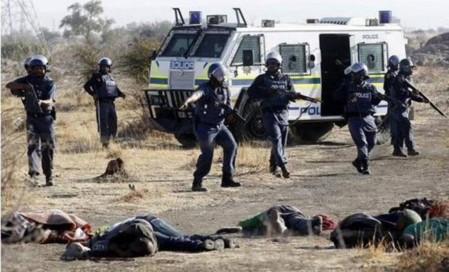 Το ΚΚΕ για τη δολοφονία απεργών μεταλλωρύχων στη Ν. Αφρική