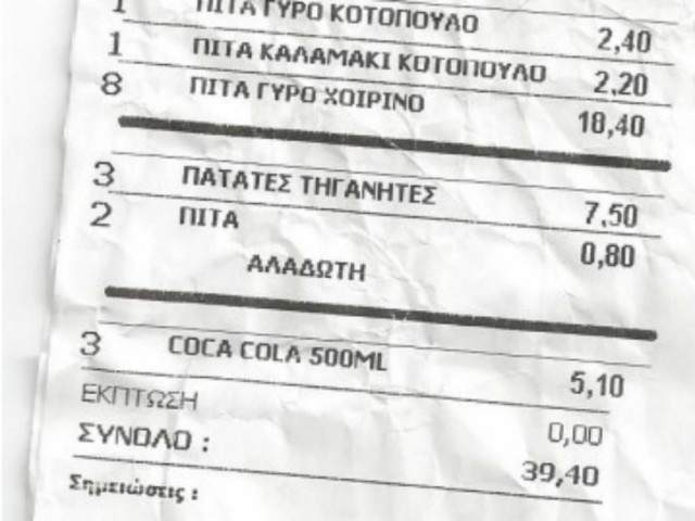 ΔΕΙΤΕ: Πως φοροδιαφεύγουν πολλοί εστιάτορες