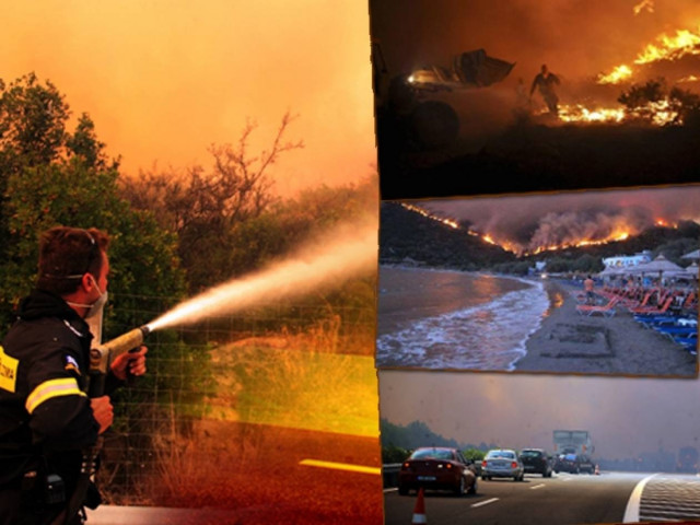 Καίγεται η Ελλάδα για 5η μέρα