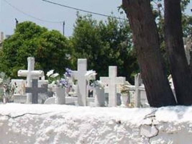 Έθαψαν ζωντανό σκυλάκι στο νεκροταφείο