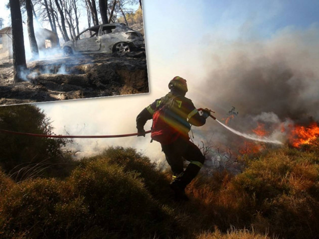 Υπό έλεγχο τέθηκε η μεγάλη φωτιά