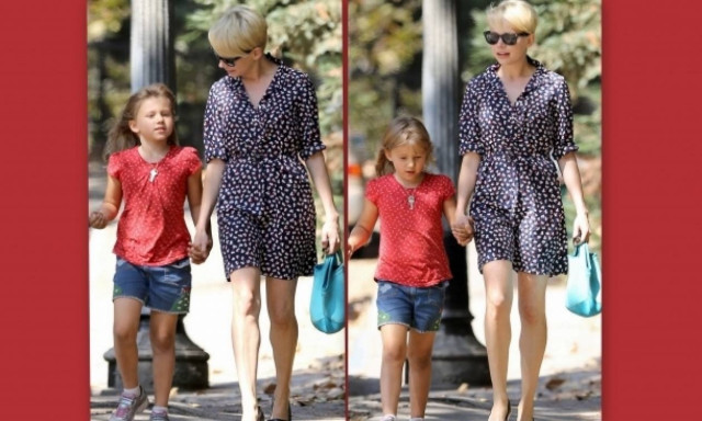 Michelle Williams: Βόλτα με την κόρη της!