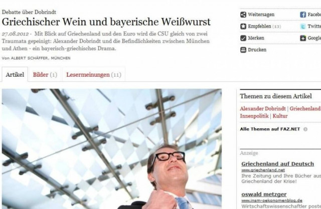 Τα χρόνια του Όθωνα «αναπολούν» οι Γερμανοί