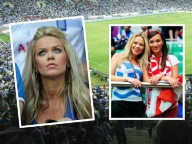 Ανοίγει ο δρόμος της showbiz για την ξανθιά φίλαθλο της Εθνικής