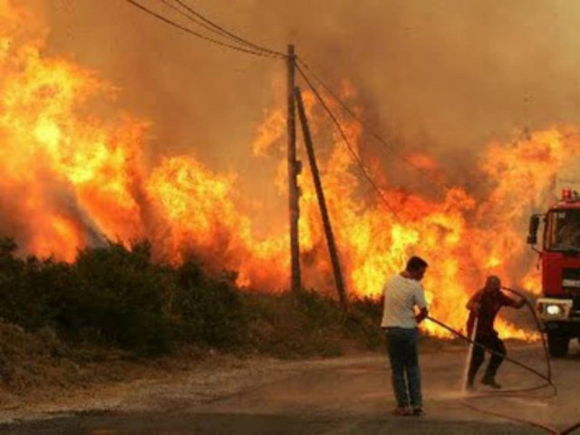 Ρεκόρ πυρκαγιών χθες σε ολόκληρη τη χώρα
