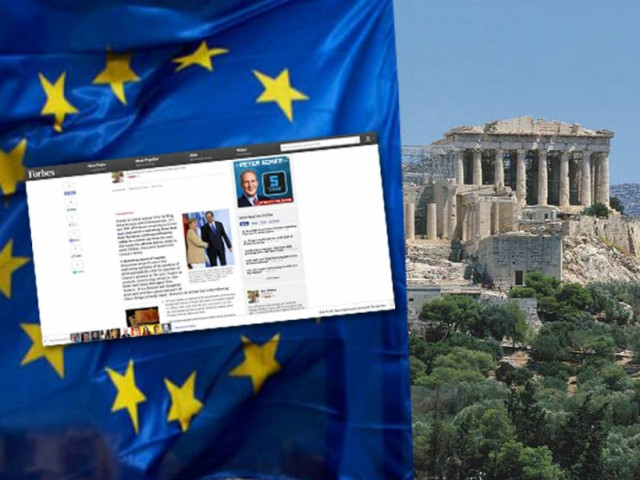 Forbes: Μοναδική λύση για την Ελλάδα η διαγραφή του χρέους