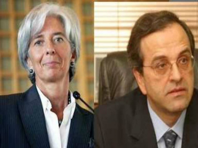 Τηλεφωνική επικοινωνία Σαμαρά-Λαγκάρντ