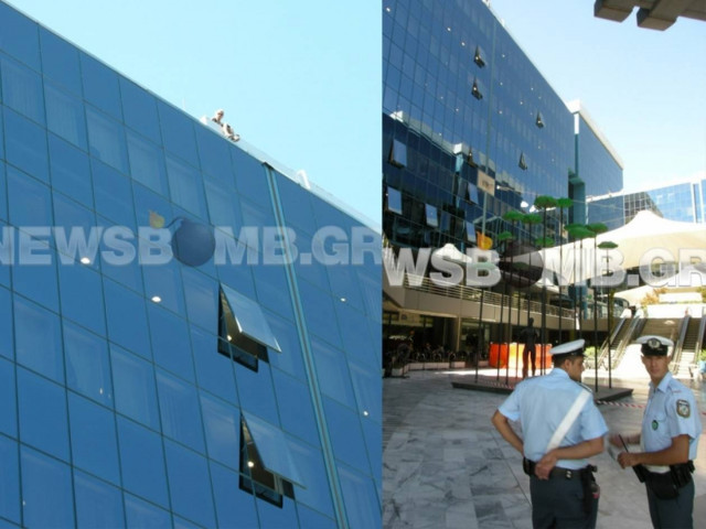 Γυναίκα απειλεί να αυτοκτονήσει στη Μεσογείων