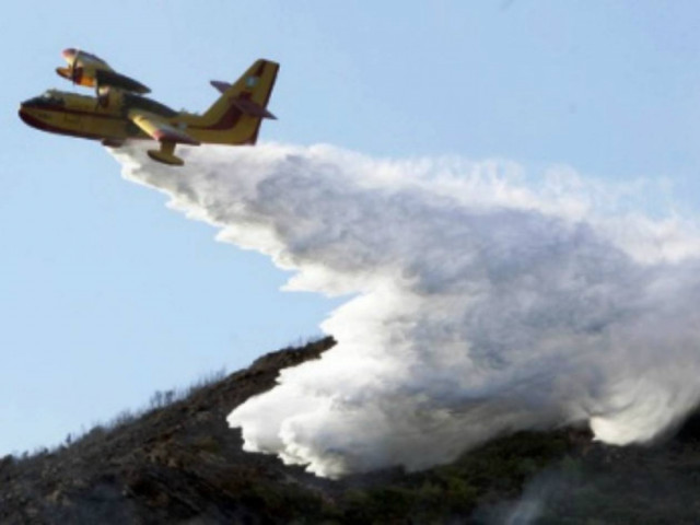 Πυρκαγιά στην Κάρυστο