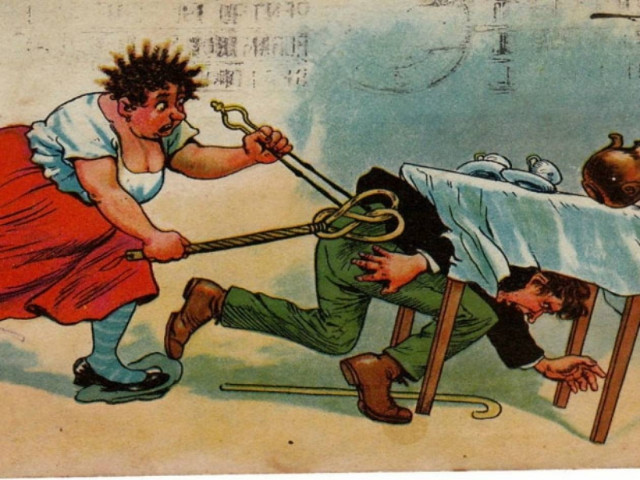 Παραδέξου ότι ο άντρας την θέλει την παντόφλα του