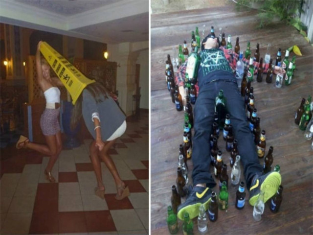 Μεθυσμένοι σε κωμικοτραγικές φωτογραφίες!