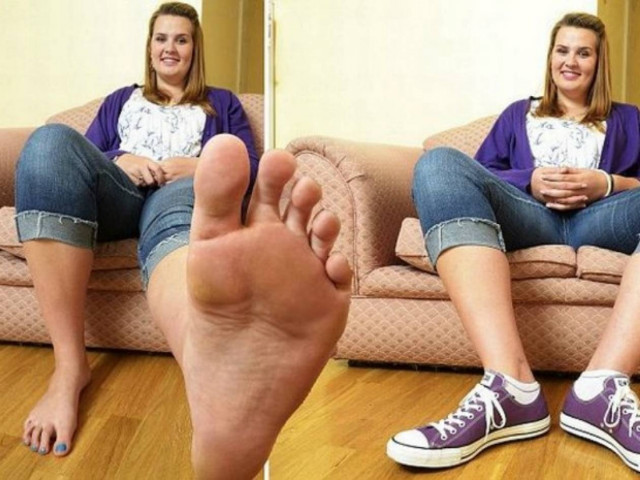 Δείτε την 19χρονη με την μεγαλύτερη πατούσα στον κόσμο!