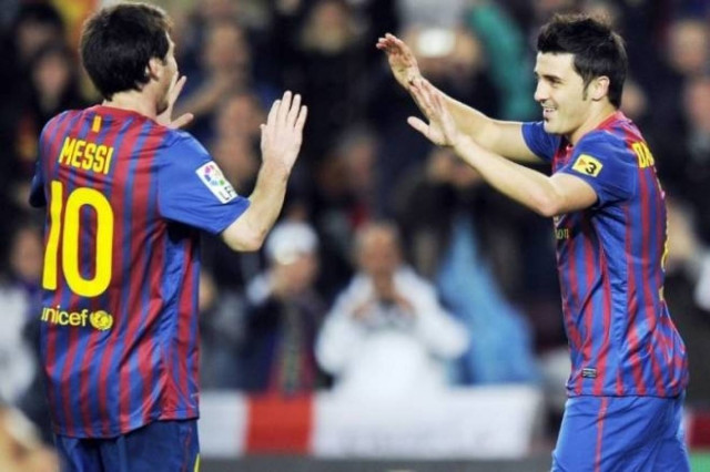 Τα... γαλλικά του Μέσι στον Βίγια (video)!