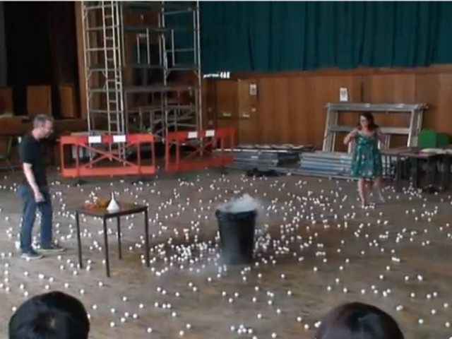 Απίθανο:Η εκρηκτική συνάντηση του υγρού αζώτου με 900 μπαλάκια (vid)