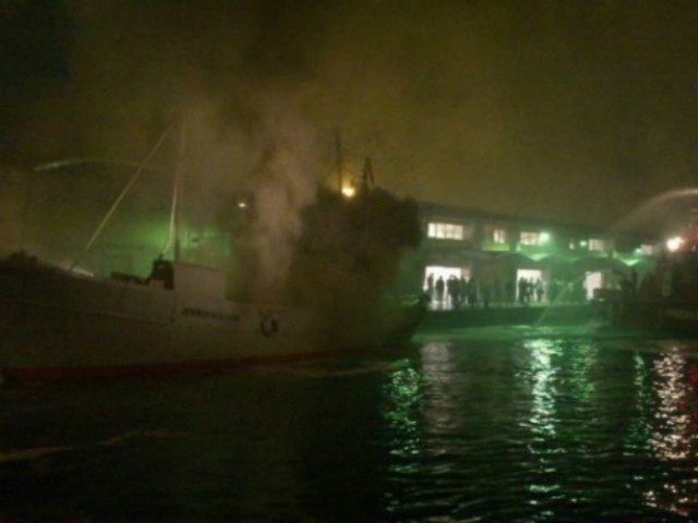 Πάτρα: Συναγερμός λόγω φωτιάς στην Ιχθυόσκαλα