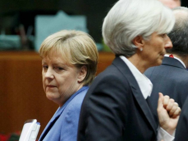 Σιωπή Λαγκάρντ-Μέρκελ μετά τη συνάντηση