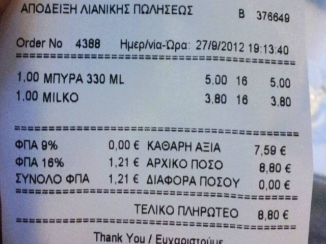 5 ευρώ για ένα... κουτάκι μπύρας στο αεροδρόμιο της Ρόδου!