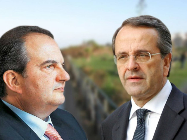 Κρυφή συνάντηση Σαμαρά - Καραμανλή