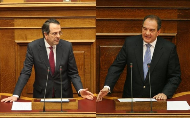 Κρυφό ραντεβού Σαμαρά - Καραμανλή