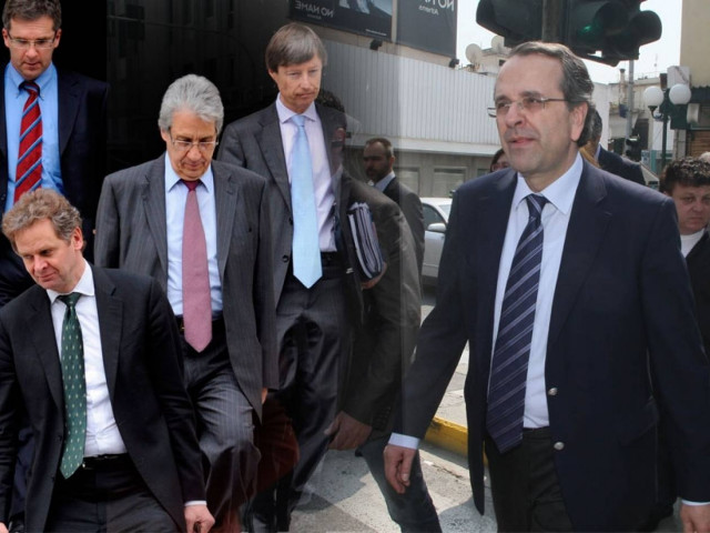 Ολοκληρώθηκε η συνάντηση Σαμαρά – Τρόικας με …ερωτηματικά