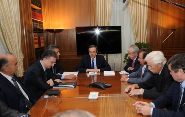 Συνάντηση Α. Σαμαρά με την Ένωση Εφοπλιστών