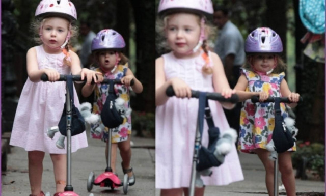 Oι δίδυμες της Sarah Jessica Parker με τις πρώτες τους ρόδες!