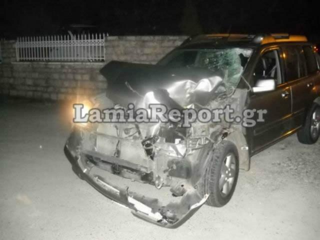 Λαμία: Τράκαρε με αδέσποτο άλογο!